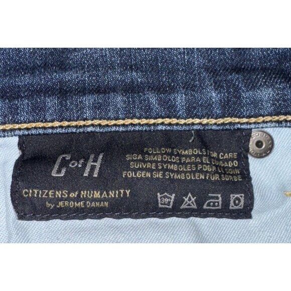 CITIZENS OF HUMANITY, Phoebe jeans 26, slim straight crop, denim, medium wash - Picture 8 of 11
